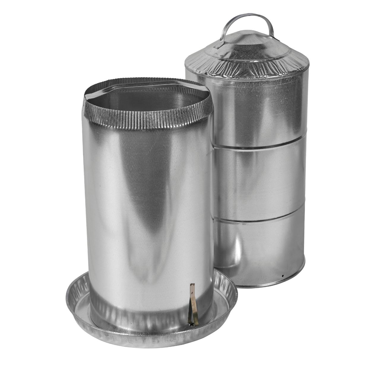 8-gallon galvanized poultry water fountain