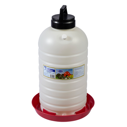 7 Gallon Plastic Top-Fill Poultry Water Fountain