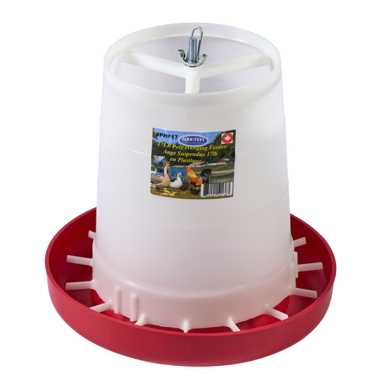 17 pound multi-use plastic hanging feeder