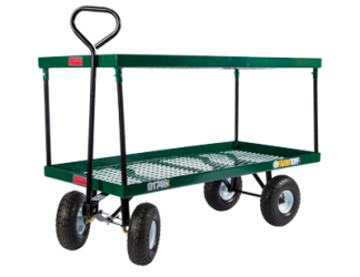 Double Tier Metal Deck Wagon