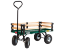 Cedar Rail Metal Deck Wagon