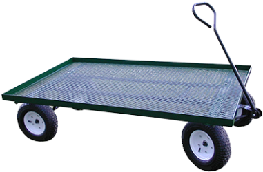 Single Tier Metal Deck Wagon