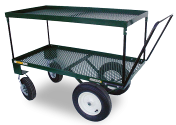 Double Tier Push Cart