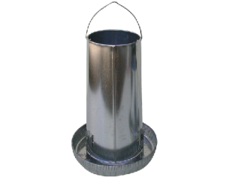 50 lb Galvanized Poultry Feeder