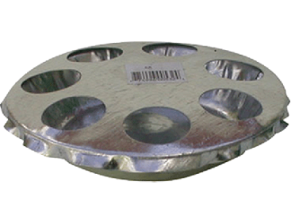 Galvanized Chick Feeder