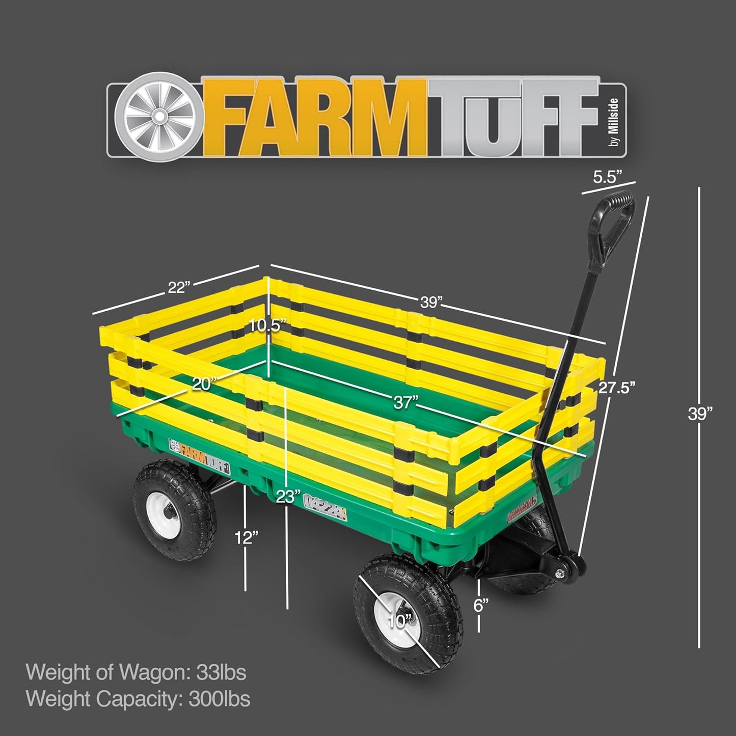 04224 Green / Yellow Trekker Wagon