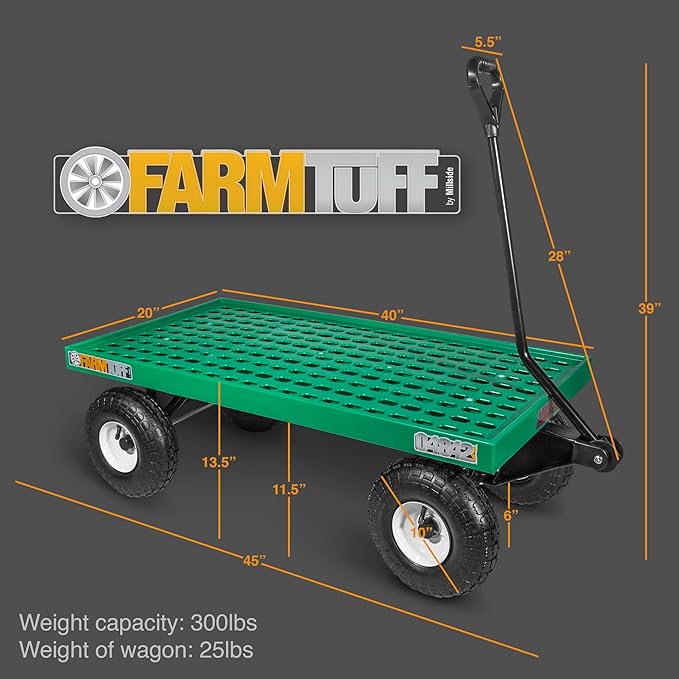 4842 Plastic Deck Wagon