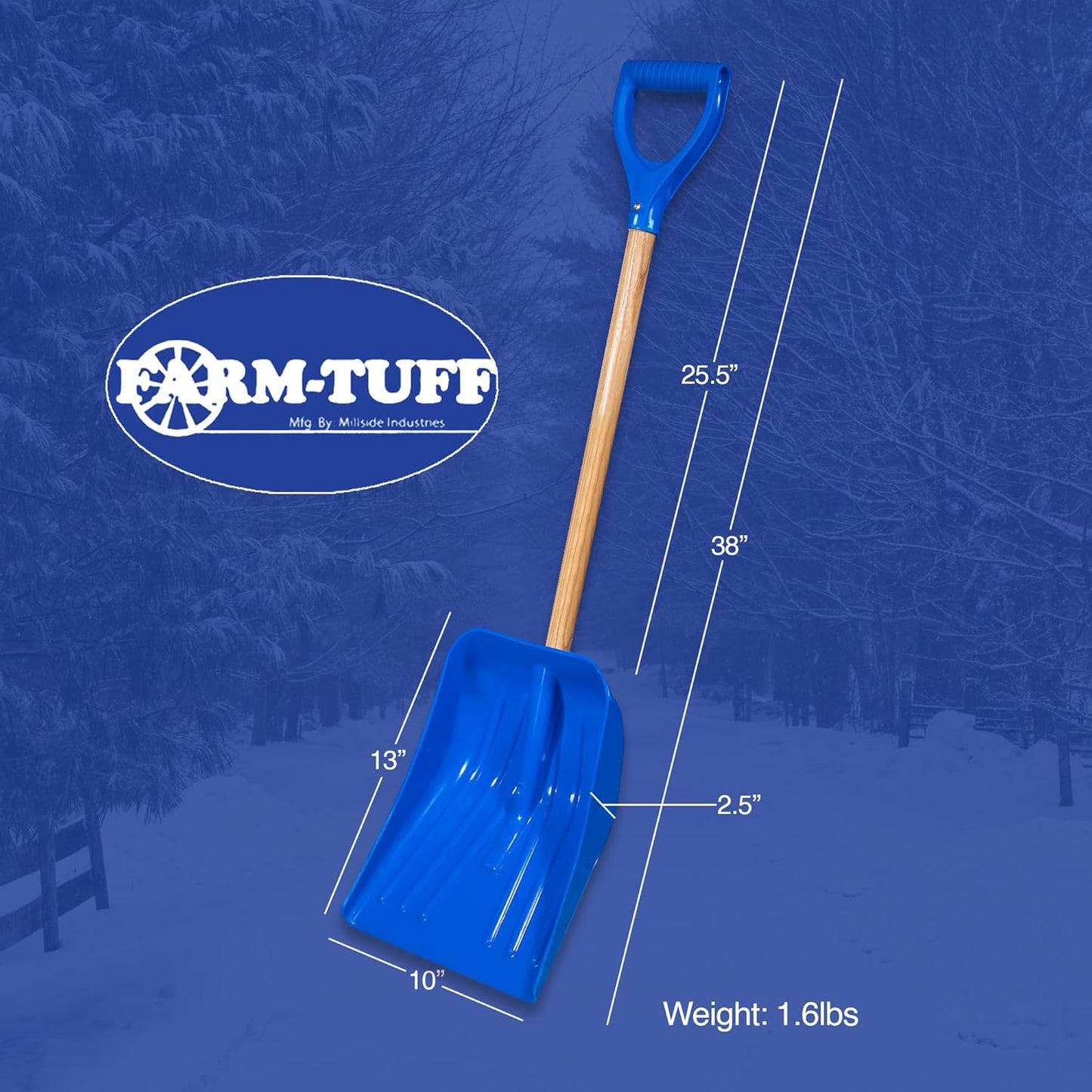 1151 10" Car/Trunk Shovel