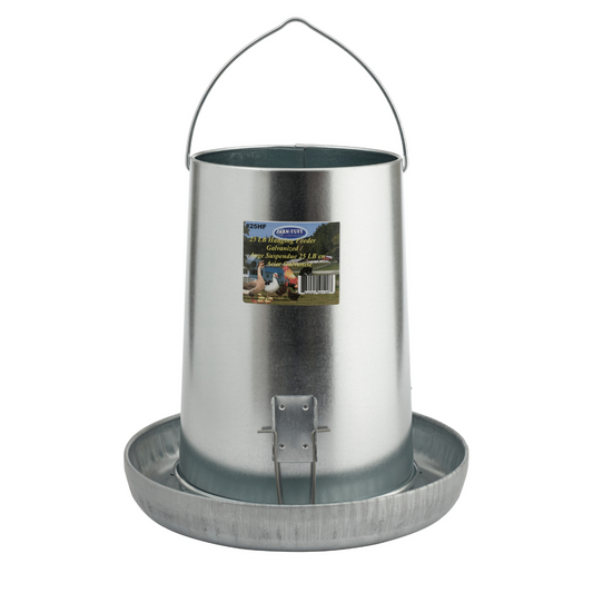 25-pound galvanized hanging feeder
