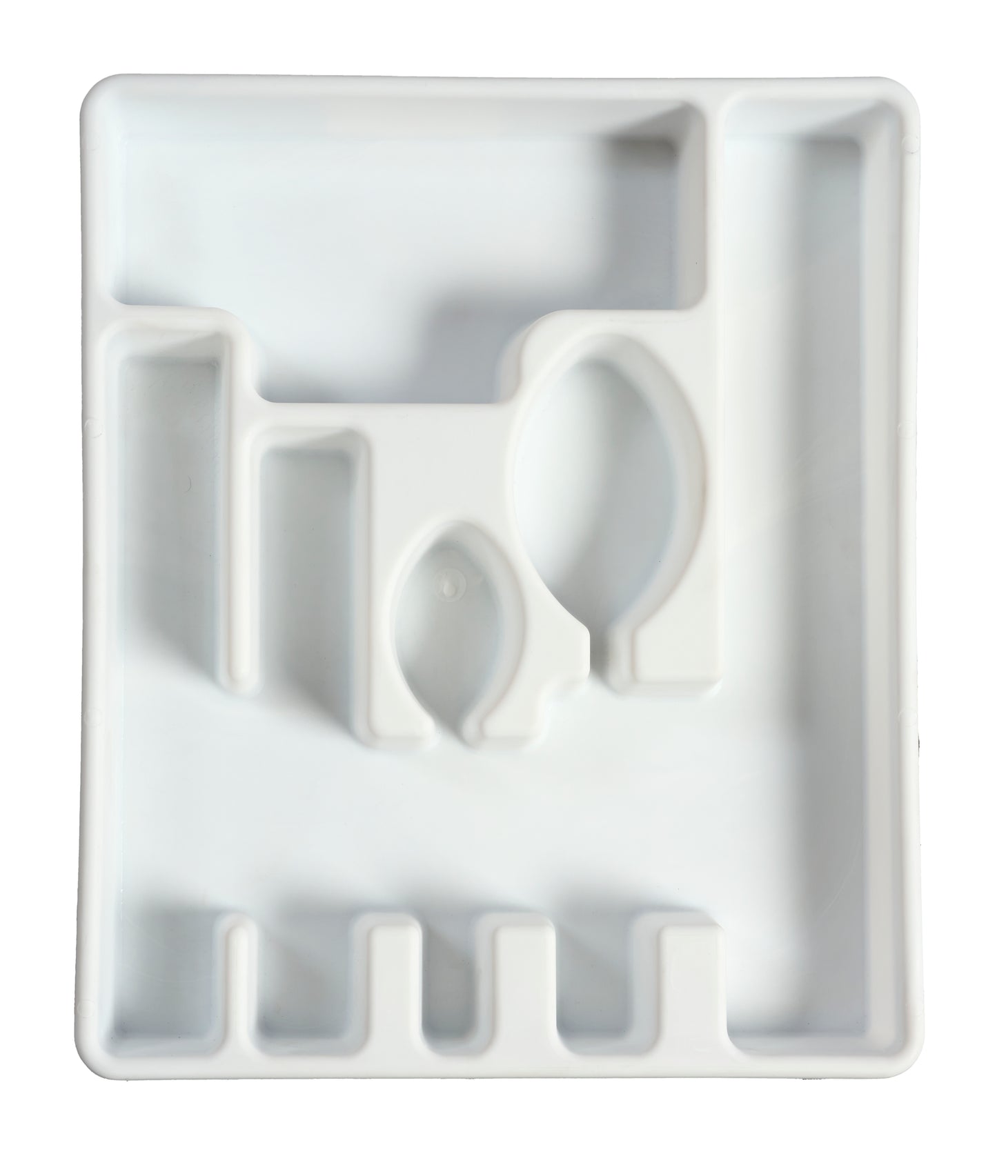 4431-742 White Cutlery Tray