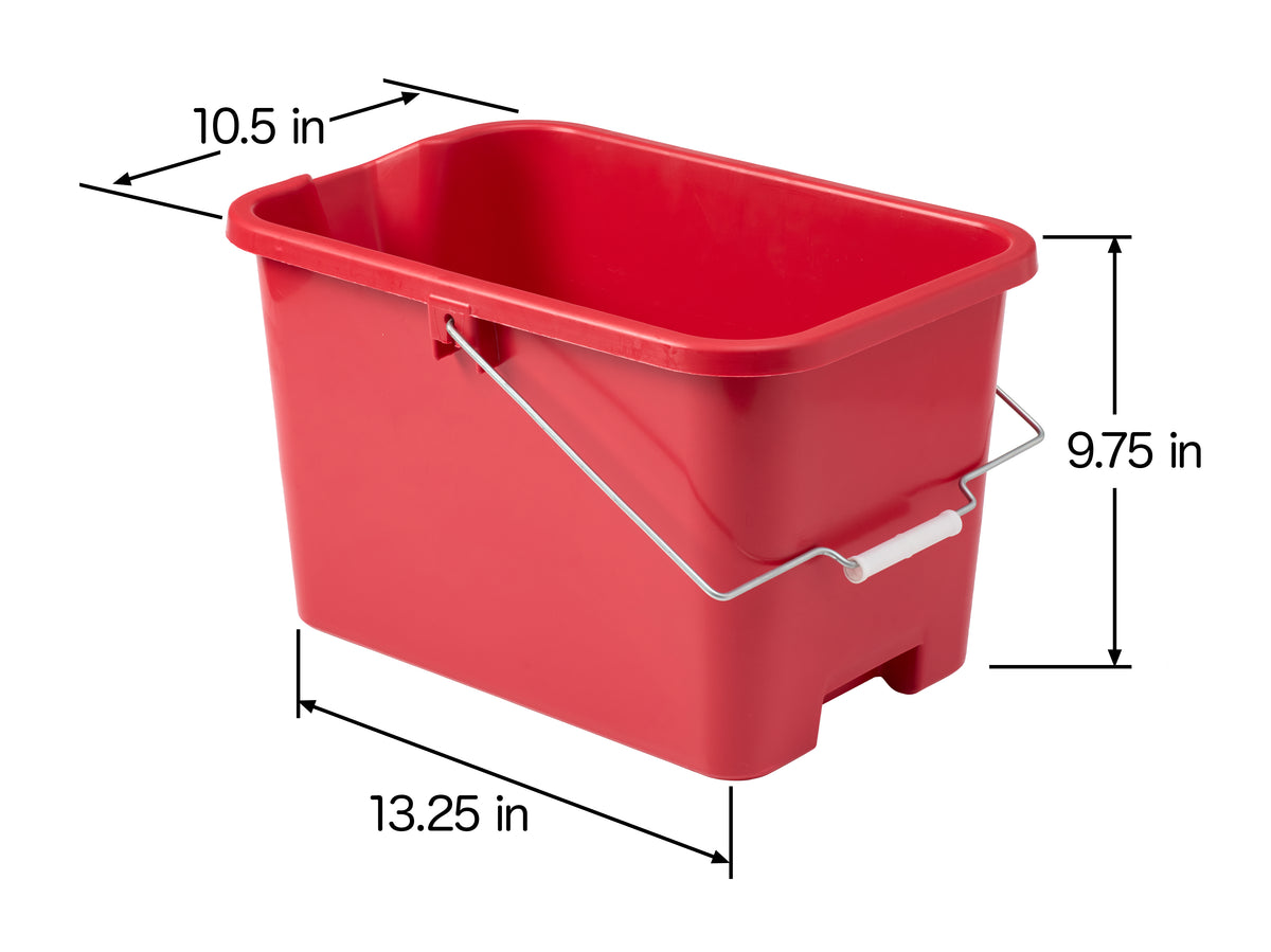 4544-540 Red 15L Pail – Millside Industries Inc