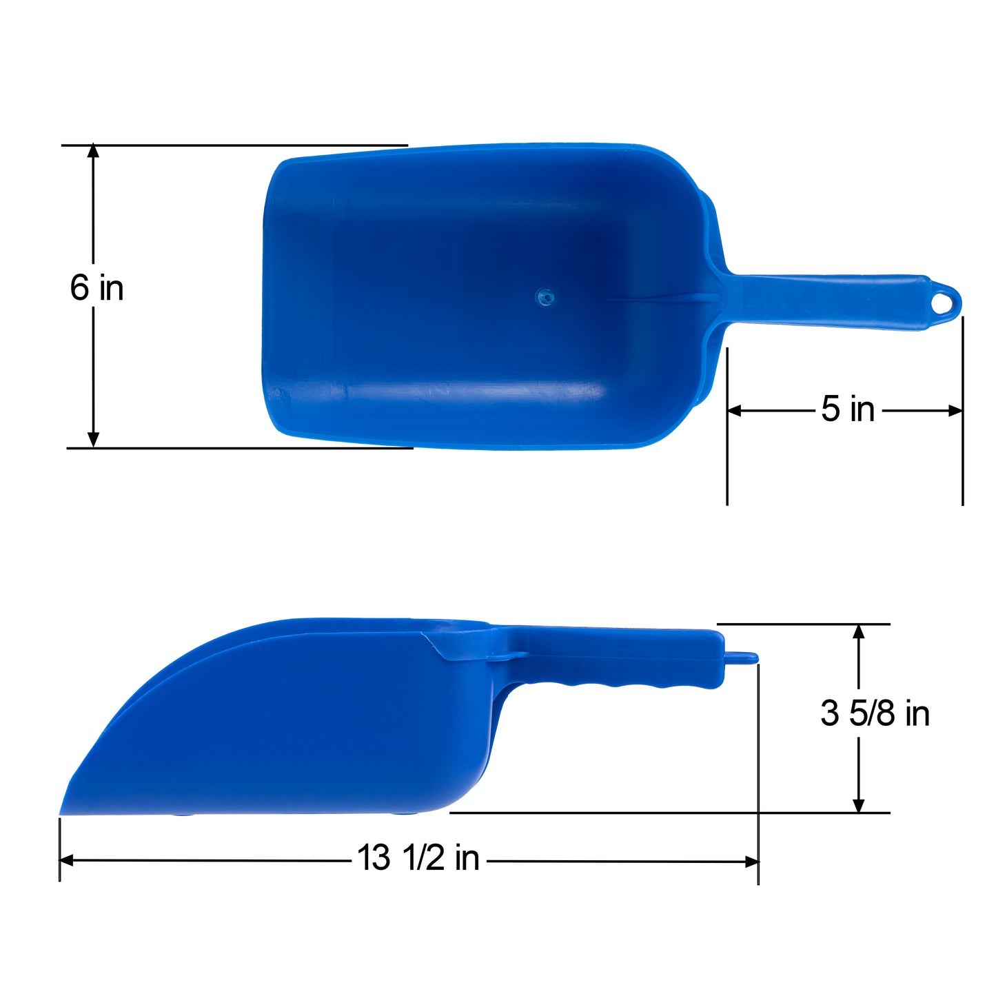 4QTP Plastic 3QT Feed scoop