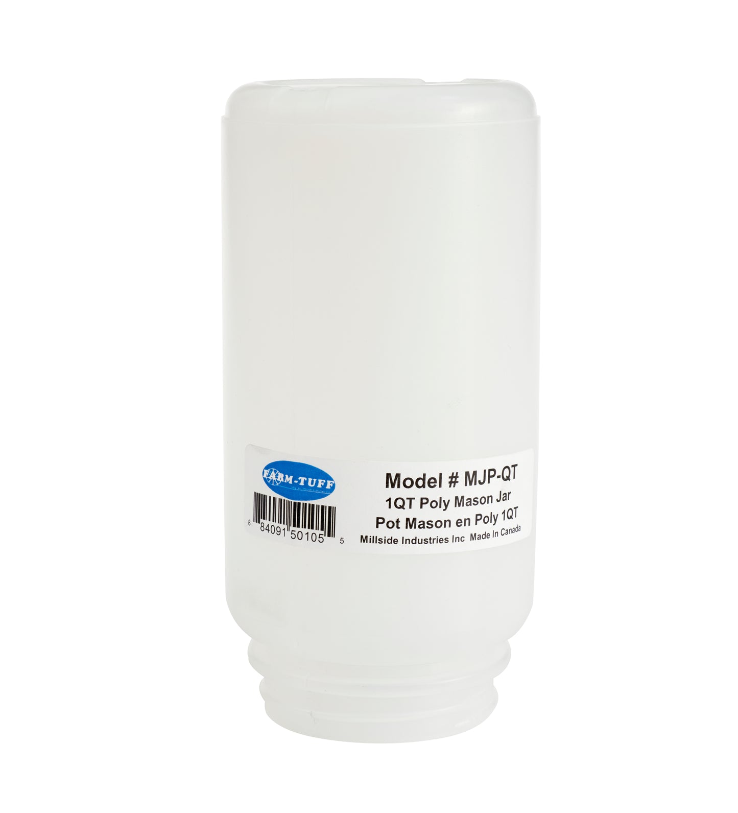 MJP-QT 1 Quart Poly Mason Jar