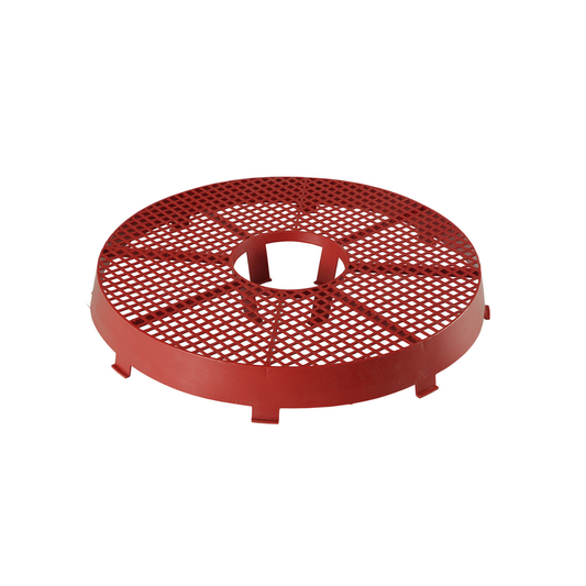 Plastic stand for poultry fountains and feeders